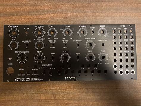 Moog Mother Tabletop Eurorack Semi Modular Synthesizer Reverb