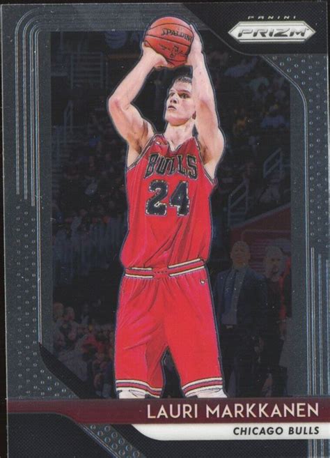 2018 19 Panini Prizm 110 Lauri Markkanen Base Chicago Bulls EBay