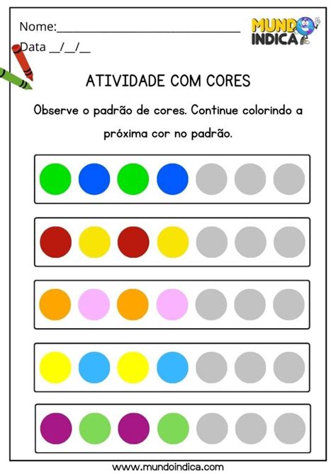 Cores Educação Infantil Para Imprimir - 20 Atividades com Cores na Educação Infantil para Imprimir