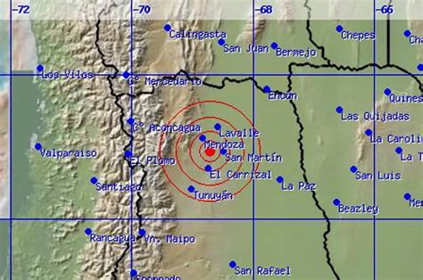 Un Fuerte Sismo Sacudió Mendoza