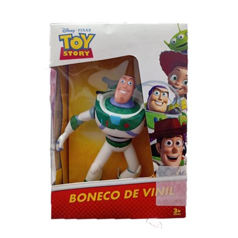 Boneco Buzz Disney Toy Story Vinil Articulado Original No Shoptime