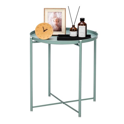 Metal Accent Tables For Small Spaces : Amazon.com: Nightstand, Set of 2 Stackable End Table ...