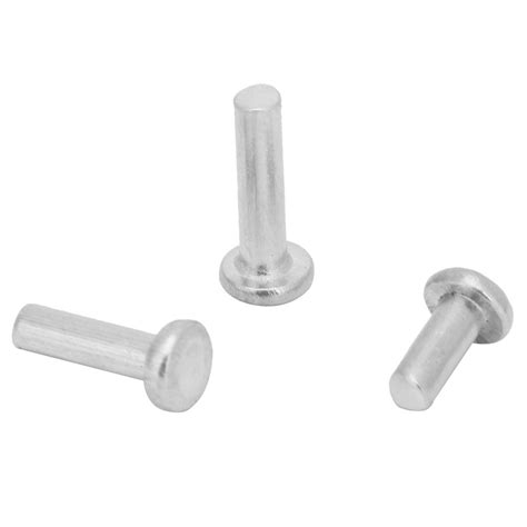 Pcs M Mm Flat Head Aluminum Rivets Solid Rivets