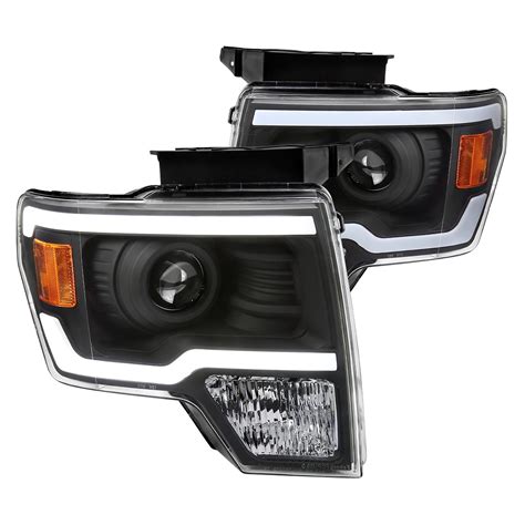 Spec D Lhp F Jm G Go Matte Black Led Drl Bar Projector Headlights