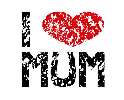 I love mum stock illustration. Image of family, like - 27259479