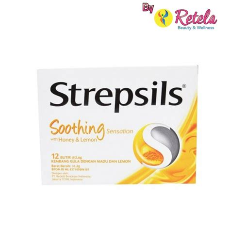 Jual Strepsils Honey Lemon Sachet Tablet Hisap Shopee Indonesia