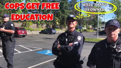 Cops Owned And Educated On 1st Amedmment Youtube