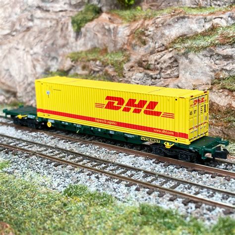 Wagon Porte Conteneurs Sgnss Dhl Cemat Ep Vi Arnold Hn