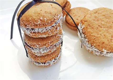 Alfajores Saludables Receta De Ros Cookpad