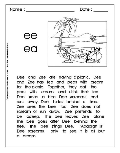 Phonics Free Printables Phonics Reading Passages Phonics Phonics