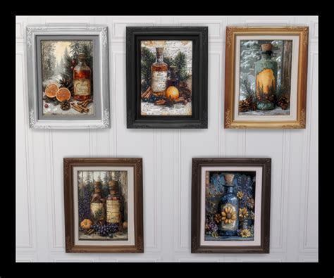 Winter Apothecary Paintings Gallery The Sims 4 Build Buy Curseforge
