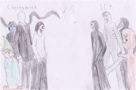 The Creepypasta Vs The Scp By Kamiyabloodvegeance On Deviantart