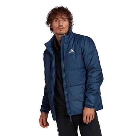 Adidas Bsc Stripes Insulated Jacket Blue Trekkinn