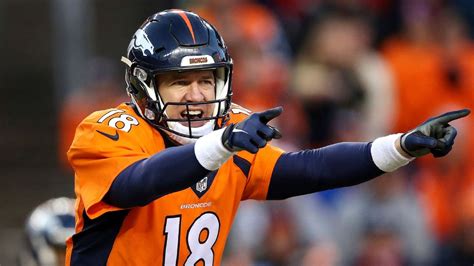 Denver Broncos name Peyton Manning starting quarterback in playoffs