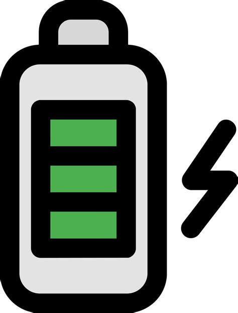 Battery Line Filled Icon Vector Art At Vecteezy