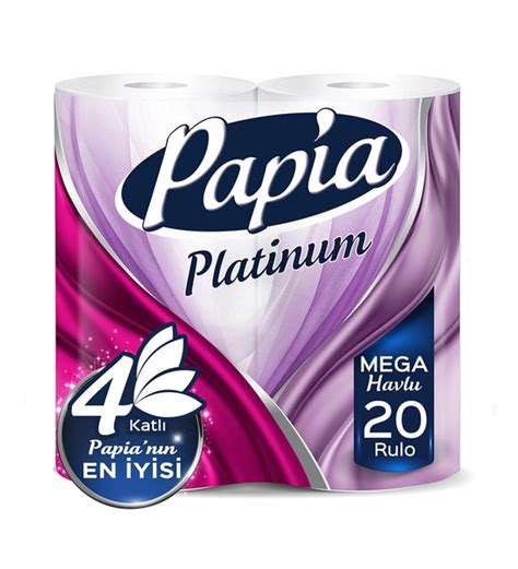 Papia Platinum Jumbo Kağıt Havlu 10 lu Dev Rulo 2 4 40 Rulo OnuAl