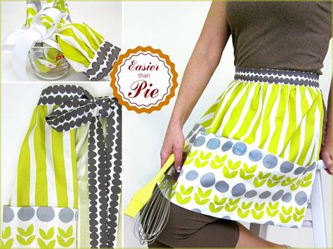 Cute Half Apron Pattern Using Bella By Lotta Jansdotter Available