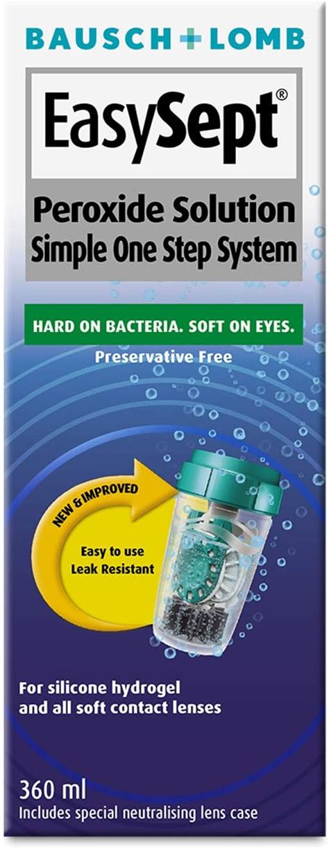 EasySept Solution De Peroxyde 360 Ml Solution Pour Lentilles De