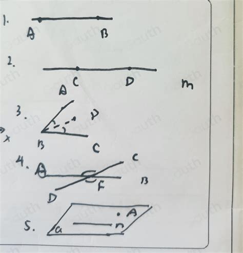 Solved Learning Task Iv Draw The Following Postulates And Theorems