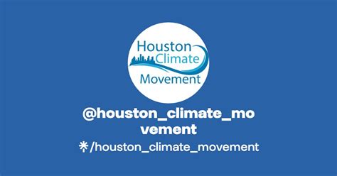 Houston Climate Movement Instagram Facebook Linktree