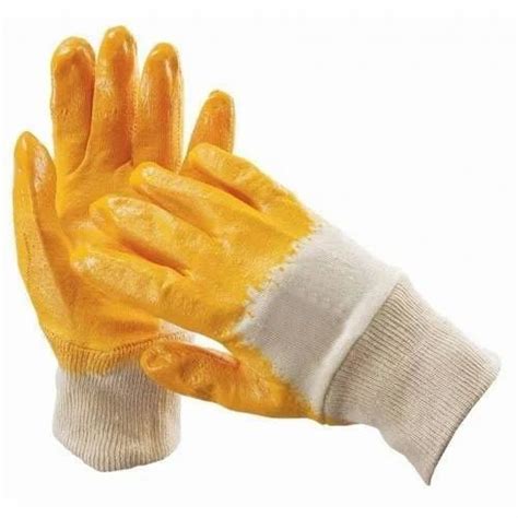 White And Yellow Pu Coated Hand Gloves At Best Price In Navi Mumbai