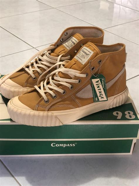 Sepatu Compass Vintage 98 Hi Fesyen Pria Sepatu Sneakers Di Carousell