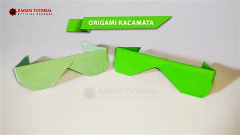 Origami Kacamata Membuat Origami Kacamata Mudah Dan Simple Origami