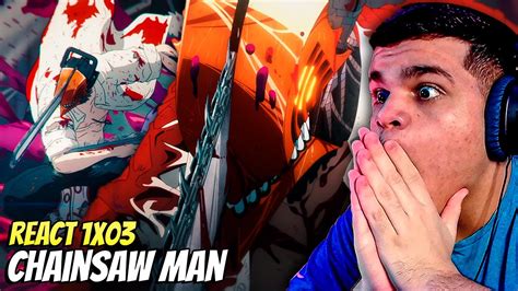 Denji Vs Dem Nio Morcego Chainsaw Man Epis Dio React Youtube