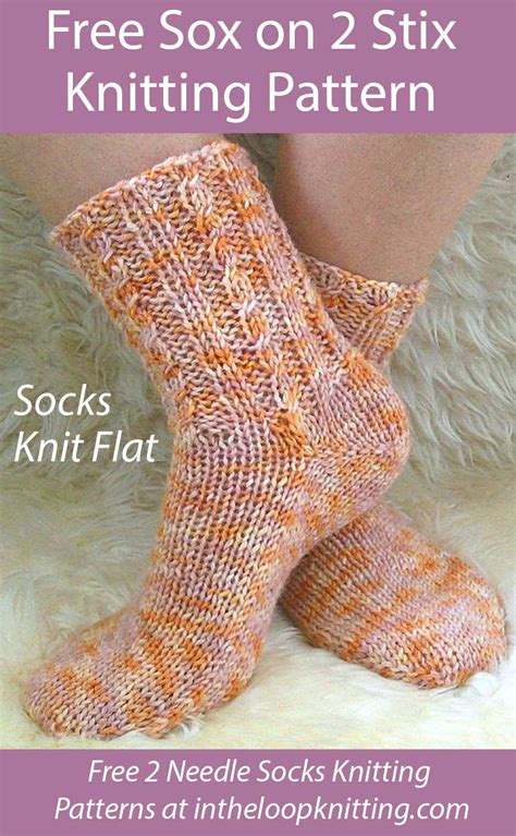 Two Needle Sock Knitting Patterns For Free