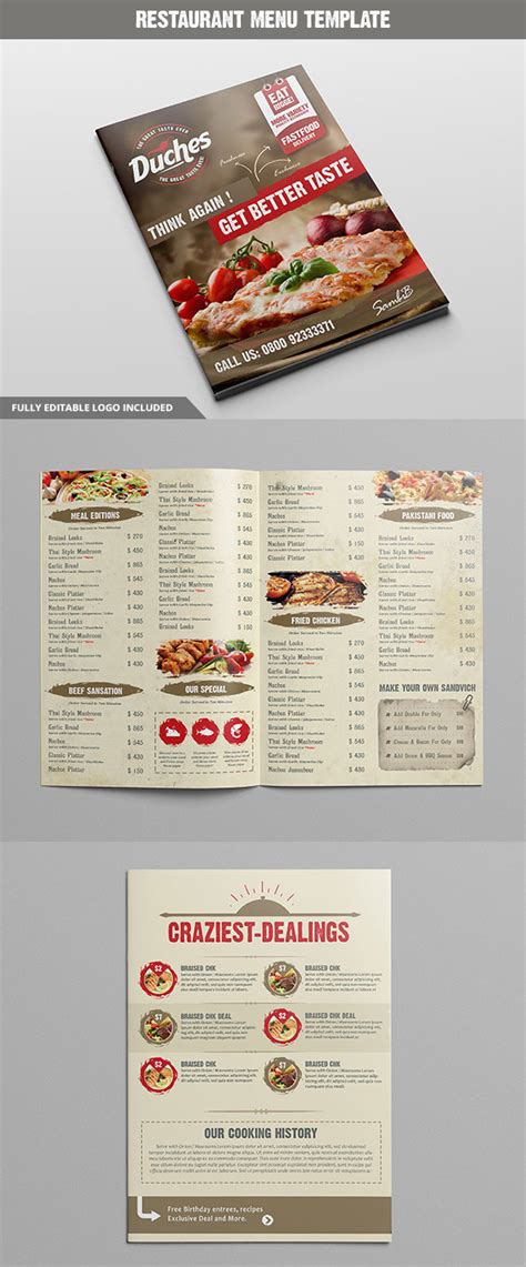 20 Templates Menu Restoran Dengan Disain Kreatif Envato Tuts