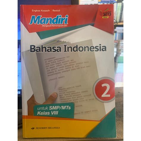 Jual Buku Mandiri Bahasa Indonesia Untuk Smp Mts Kelas Kurikulum