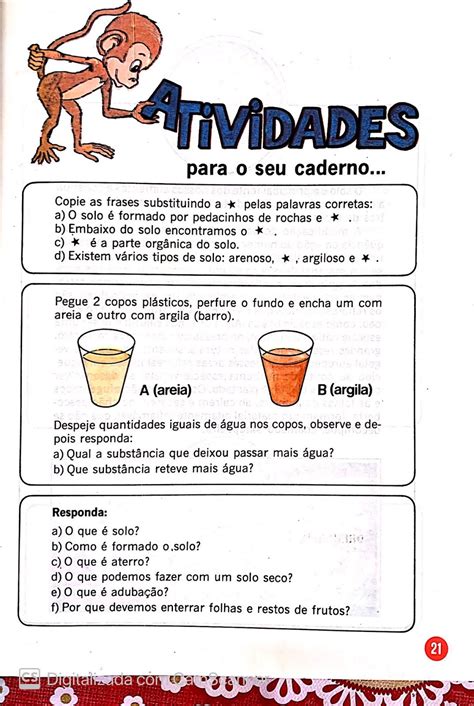 Tipos De Solo Hora De Colorir Atividades Escolares