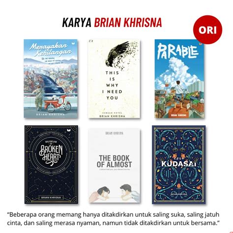 Jual Buku Brian Khrisna Kudasai Merayakan Kehilangan The Book Of Almost