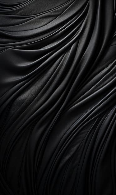 Premium Photo A Black Fabric Texture Background