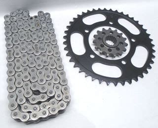 Af Racing Front Rear Rk Black Chain And Steel Sprockets