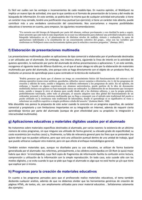 Uso Educativo De Las Tics PDF