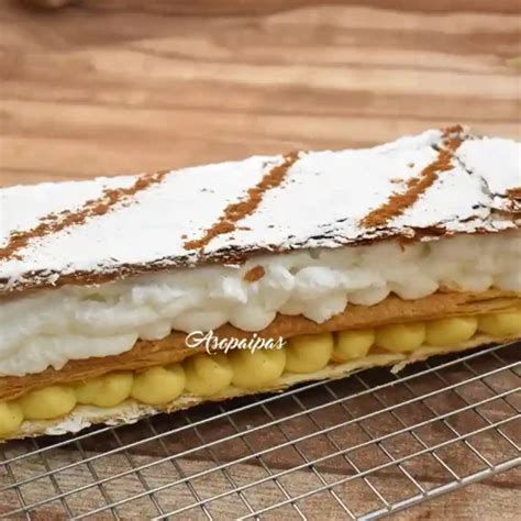 Milhojas De Crema Pastelera Y Merengue Paso A Paso