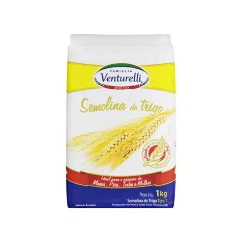 Farinha Tipo Integral Famiglia Venturelli Semolina De Trigo Kg