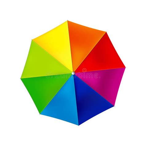 Parasols Rainbow Stock Illustrations 12 Parasols Rainbow Stock