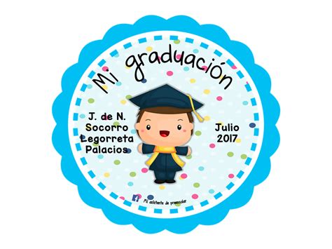 Fabuloso Y Lindo Kit De Graduaci N Para Preescolar Material Educativo