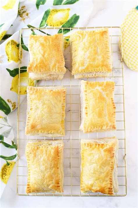 Iced Lemon Puff Pastry Pockets Savvy Saving Couple