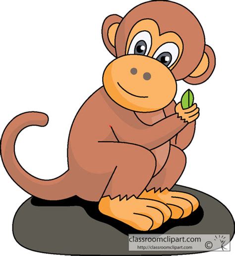 Clip Art Of Cartoon Monkeys 2 Clipartix