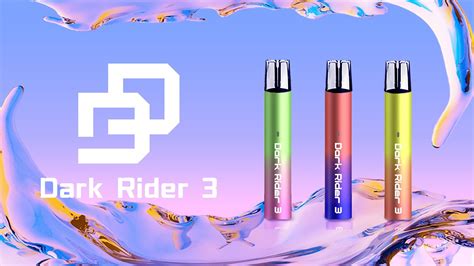 Dd Dark Rider 3 Vape With Multicolour Led Flash Lights Youtube