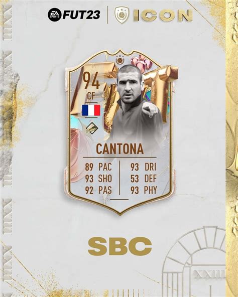 FIFA 23 SBC Eric Cantona Icon FUT Birthday Disponibile Una Nuova Sfida