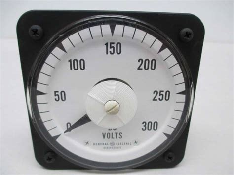 General Electric Ge 50 103111fazz Voltmeter Dc Volts 0 300v Dc Meter