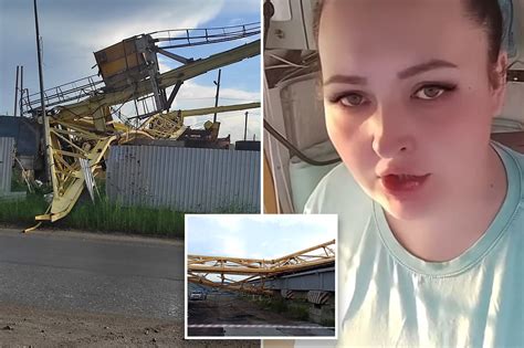 Tiktok Star Dies In Freak Crane Accident Caught On Video