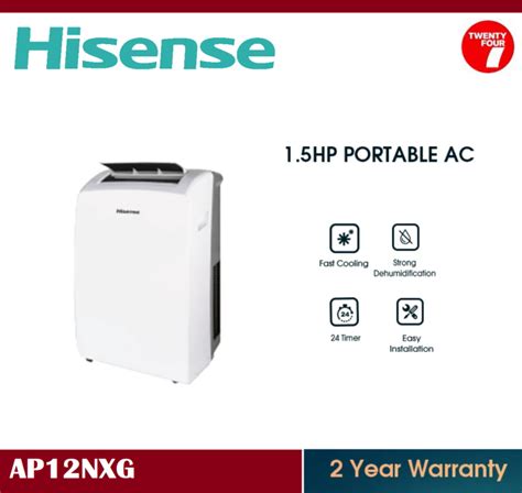 HISENSE 1 5HP Portable Air Conditioner Aircond Air Cond R32 移动式空调