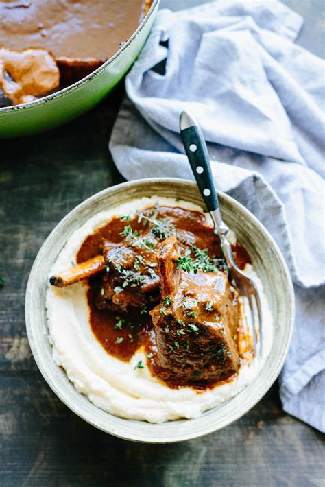 Red Wine Braised Short Ribs With Parsnip Celery Root Puree Coley Cooks