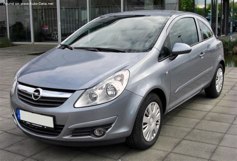 2006 Opel Corsa D 3 door 1 2i 16V ECOTEC 80 CV Ficha técnica y