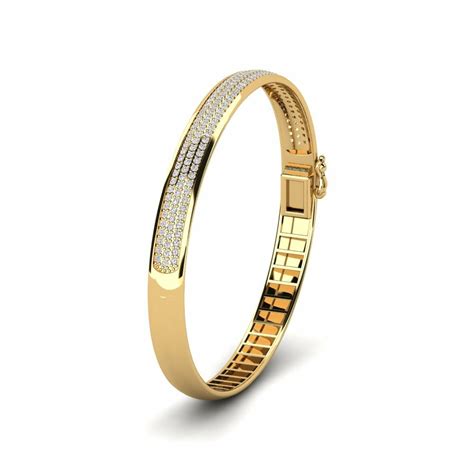 Achetez Bracelet Jonc Femme Xiomara En Or Jaune Diamant